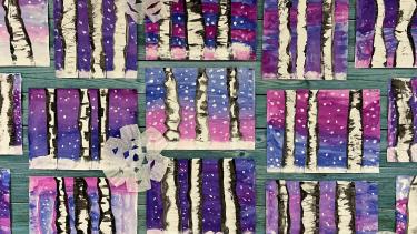 Winter wonderland art